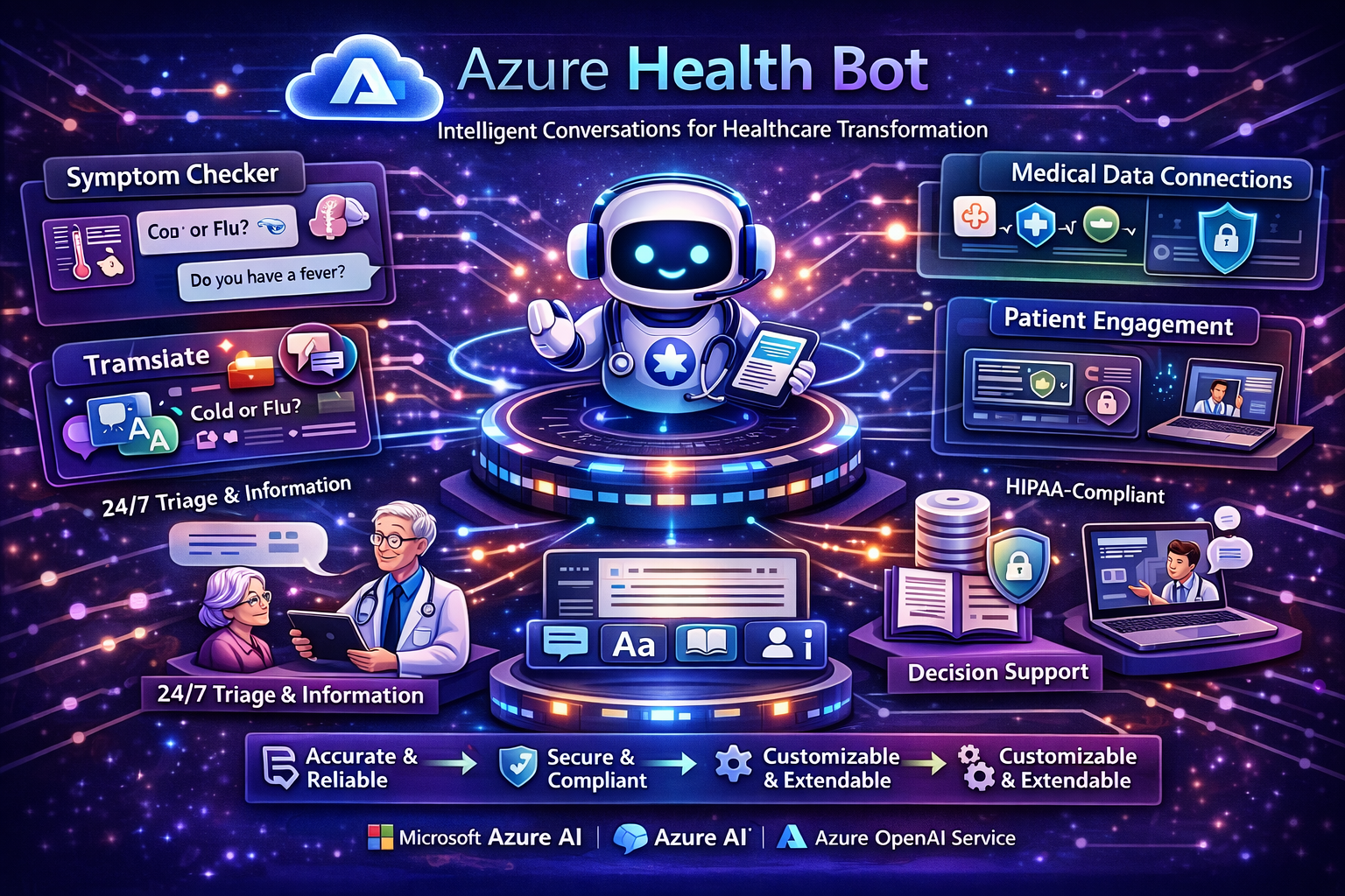 Azure Health Bot Intelligent Conversations for Healthcare Transformation